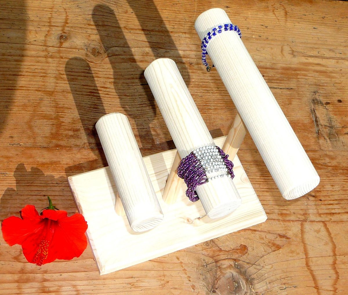 Třířadový stojan A - smrk