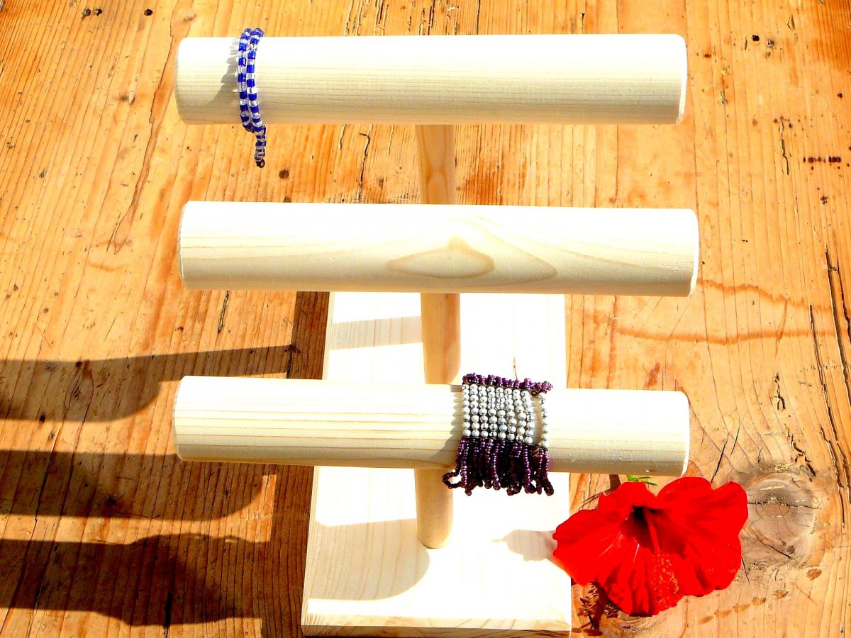 Třířadový stojan C - smrk