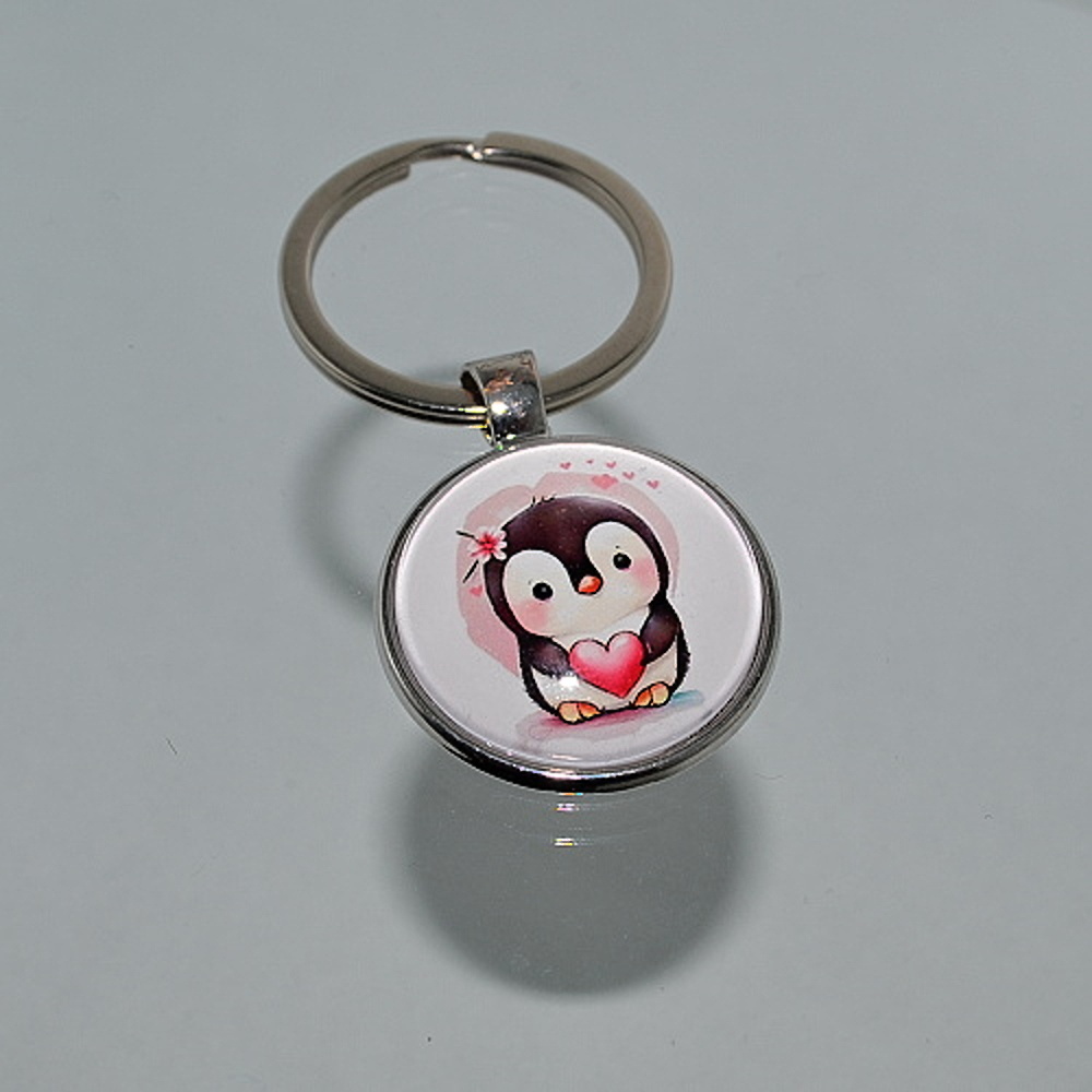 Přívěsek na klíče - tučňák (0095)