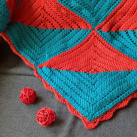 Smysl pro detail - dvoubarevné pončo