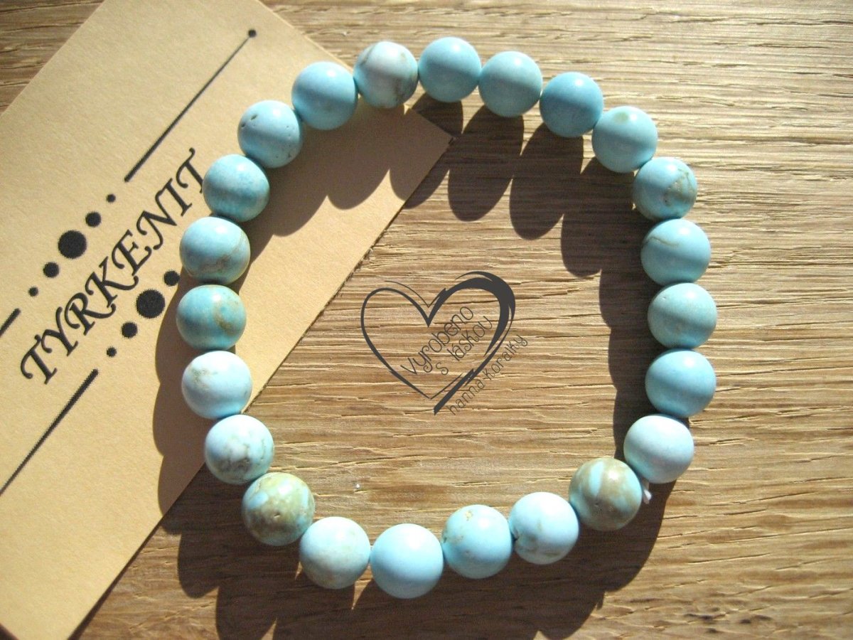 Náramek Tyrkenit 8mm