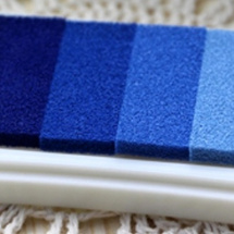 Razítkovací polštářky (odstíny modré)