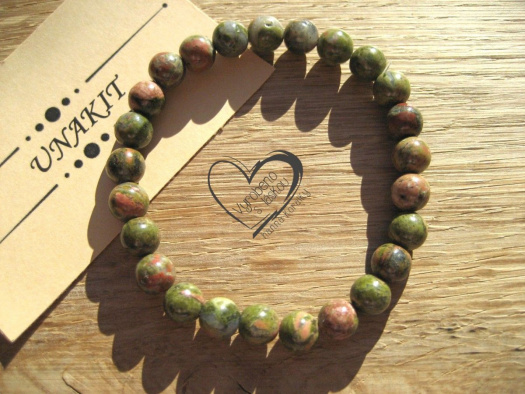 Náramek Unakit 8mm