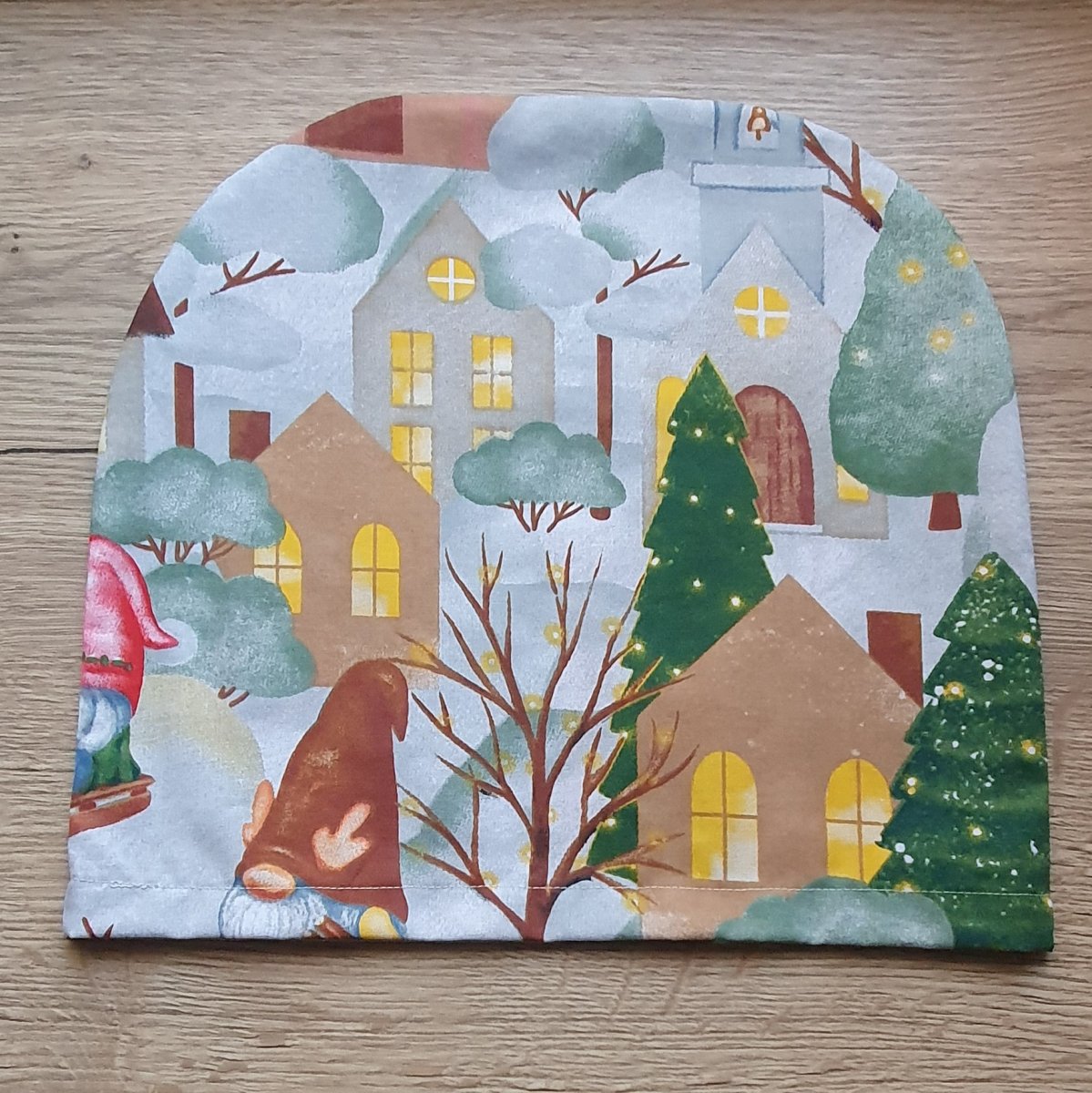 Povlak na termo poklop na čajovou konvici - vánoční motiv