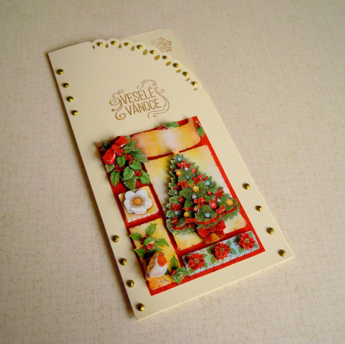 Vánoční 3D přání č. 47