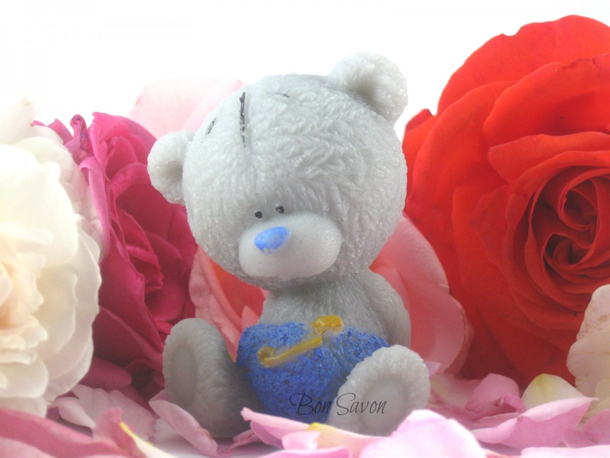 MEDVÍDEK TEDDY  V MODRÝCH PLENKÁCH