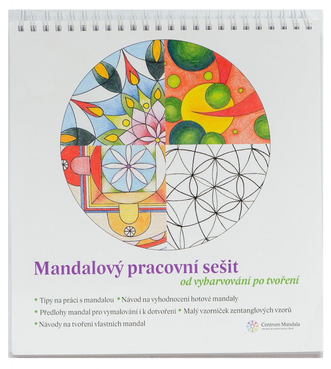 Mandalový pracovní sešit - od vybarvování po tvoření
