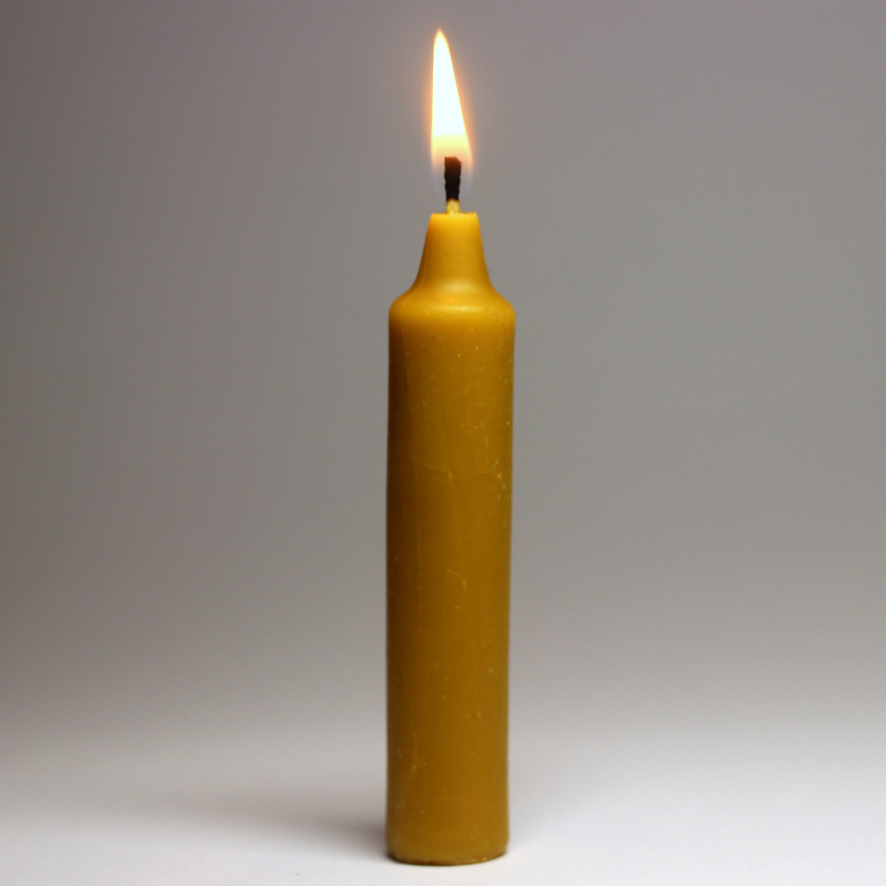 Svíčka ze včelího vosku - špička malá