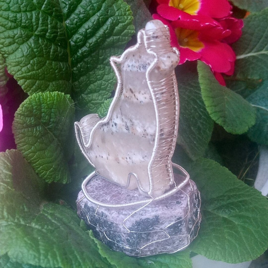 Vlčí Ochránce - šamanský talisman spirituálního průvodce