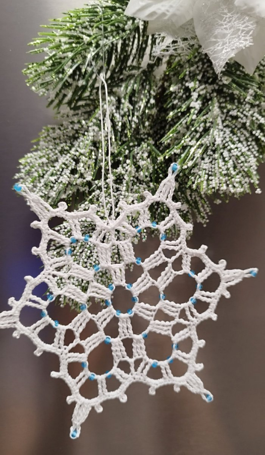 Vločka háčkovaná