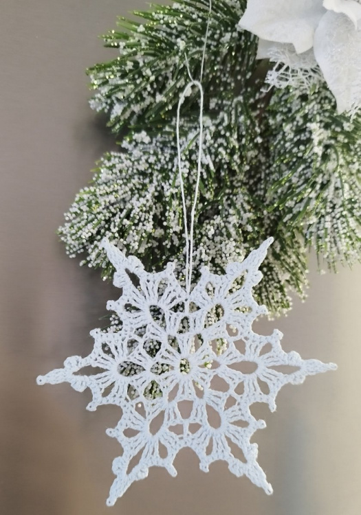 Vločka háčkovaná