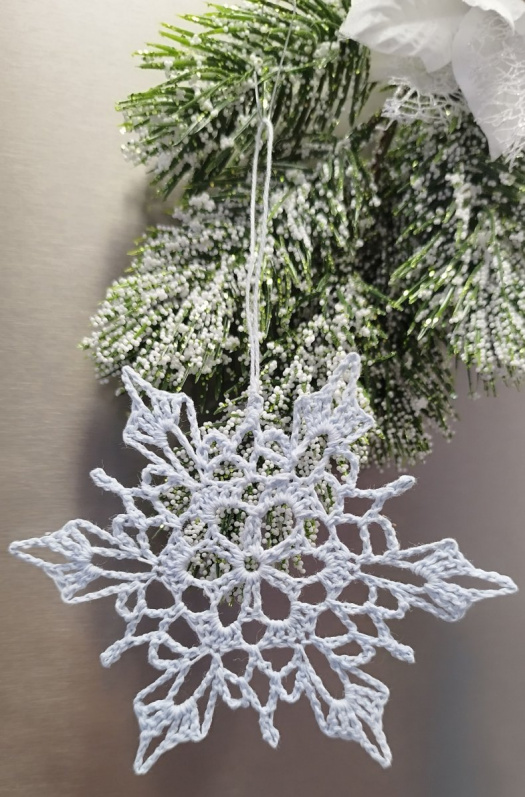 Vločka háčkovaná