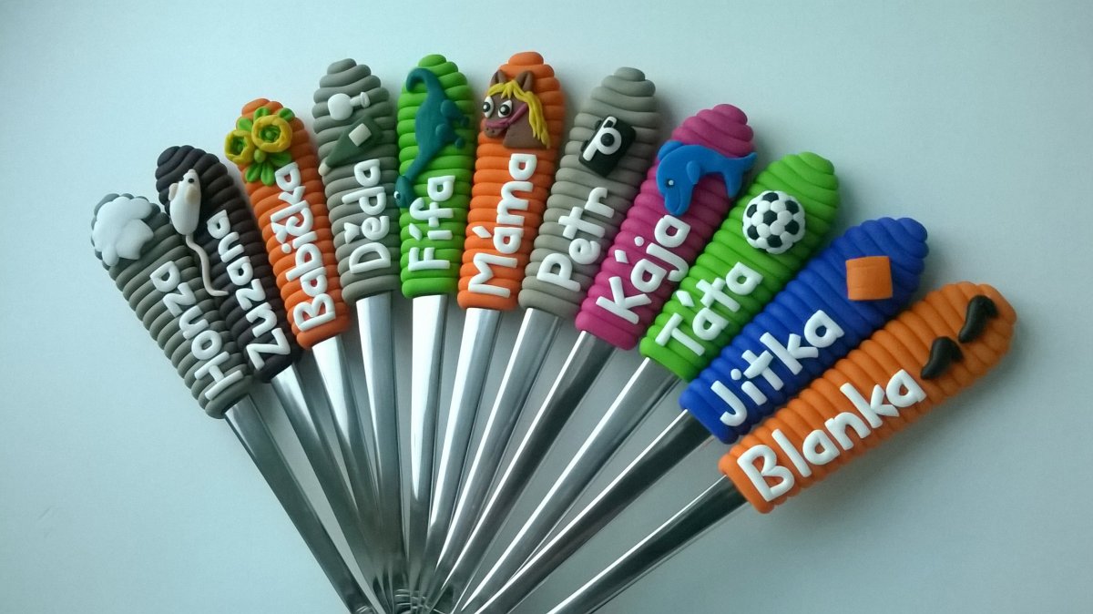 Lžičky se jmény (18 cm)na přání