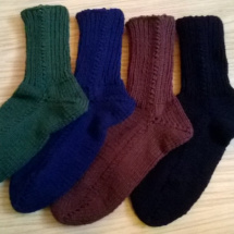 Nové pletené ponožky pánské
