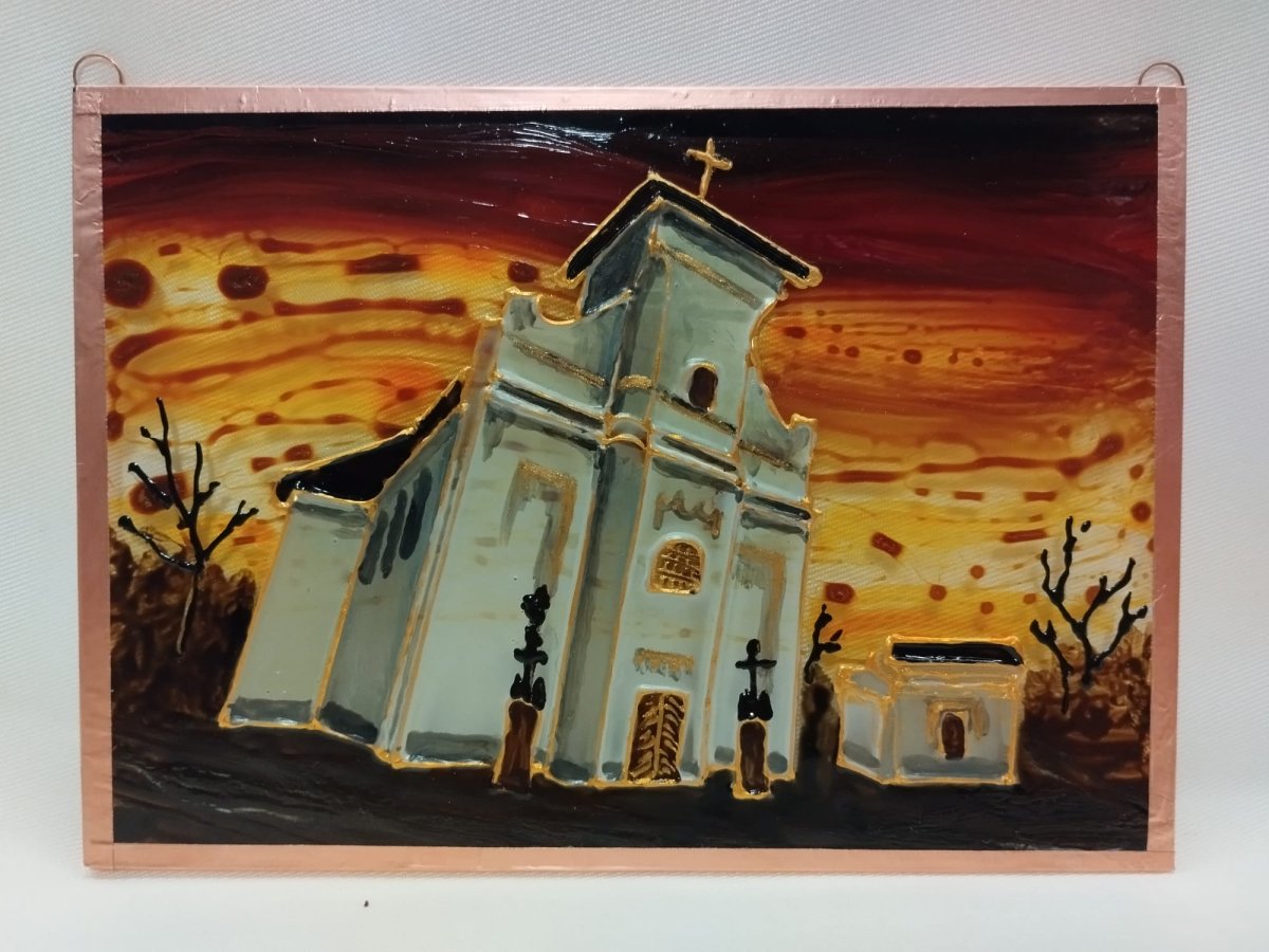 Karvinská perla – Šikmý kostel 10x14cm