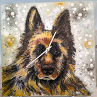 ZAKÁZKOVÁ VÝROBA!  sKLENĚNÉ HODINY 30X30CM