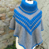 Pončo Blue