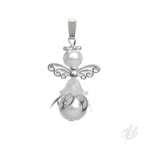 Přívěsek na krk  (0143P-148) - Andělíček pro štěstí E