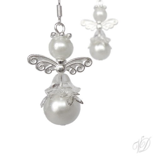 Náušnice - Andělíčci pro štěstí M (0388)