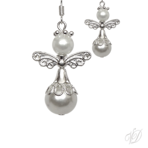 Náušnice - Andělíčci pro štěstí B (0842)