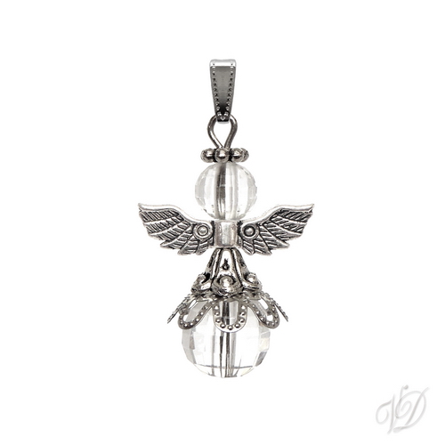 Přívěsek andělíček pro štěstí Q (0855)