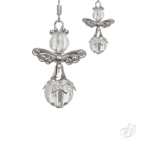 Náušnice - Andělíčci pro štěstí C (0863)