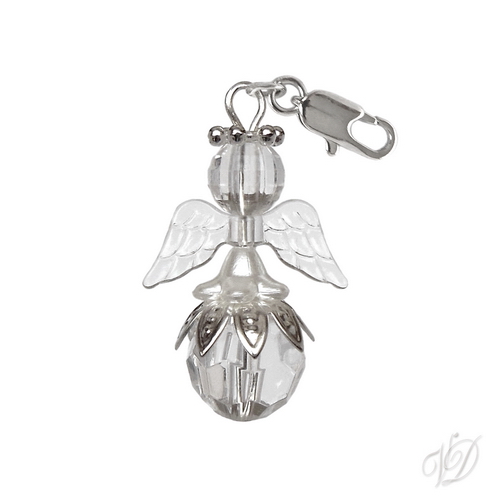 Přívěsek s karabinkou 0978 - Andělíček pro štěstí V