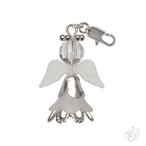 Přívěsek s karabinkou 0979 - Andělíček pro štěstí W