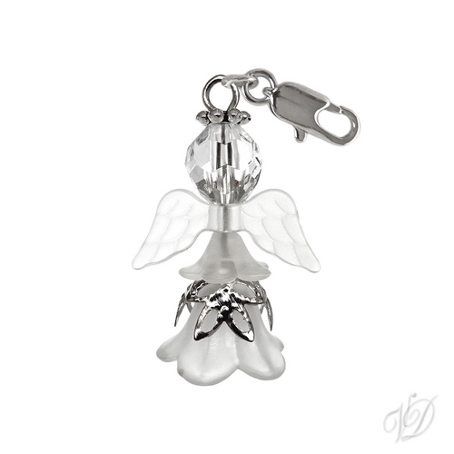 Andělíček přívěsek s karabinkou pro štěstí N (1006)