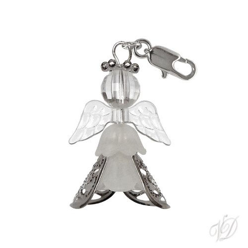Andělíček přívěsek s karabinkou pro štěstí LL (1015)