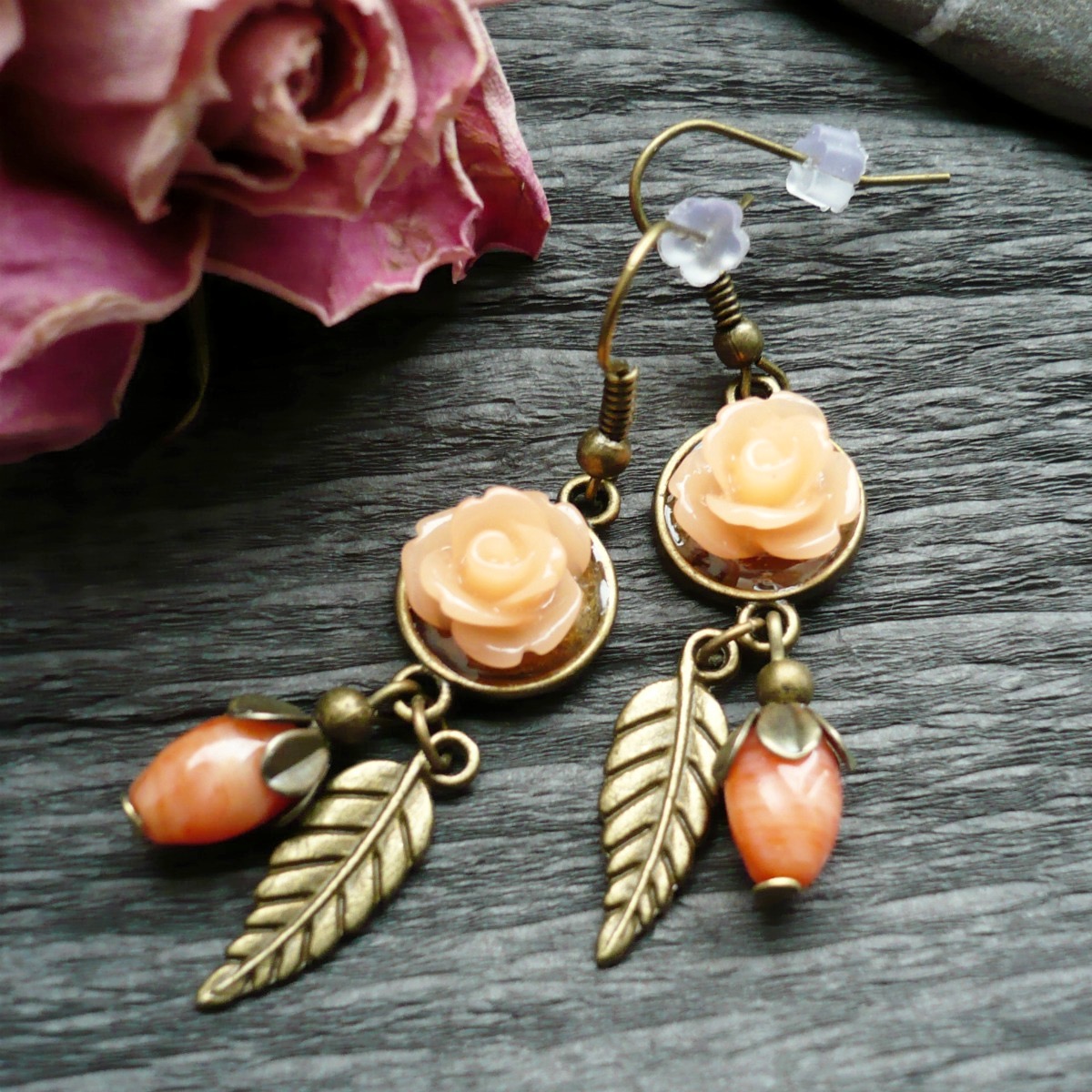 Z babiččiny krabičky - náušnice 