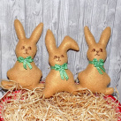 Zajíc, zajíček s mašličkou - jarní dekorace