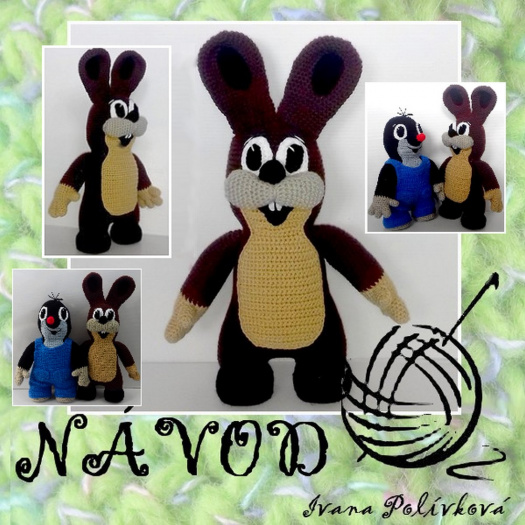NÁVOD - hnědý zajíček