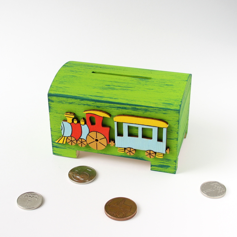 Pokladnička s vláčkem