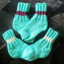 Ponožtičky-zelené