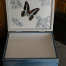 Originální krabice svatební,dárková,šperkovnice s motýlem vintage