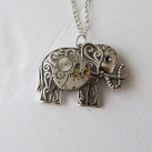 SLON.....steampunkový přívěsek