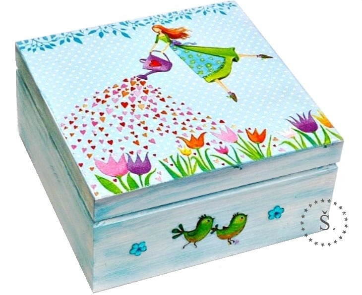 krabička na čaje - šperky