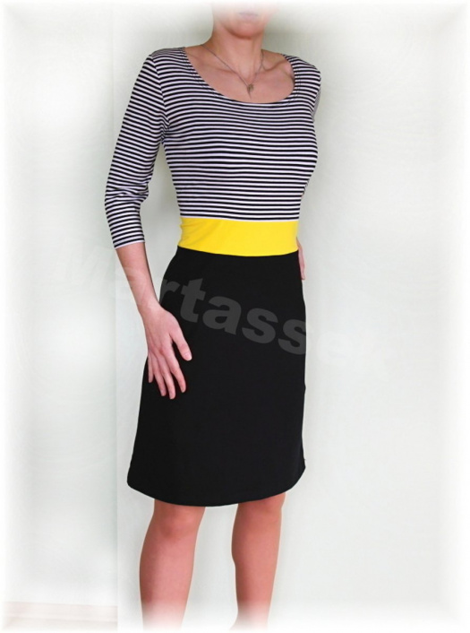 Šaty vz.229 (možnost více bar.kombinací)