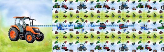 Panel - varianta bavlna,úplet či letní softshell  50x145cm/úplet 157cm, 139cm soft   224-119