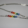 Čakrový náhrdelník - Swarovski - hypoalergenní