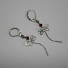 Náušnice - vážky - Swarovski - chirurgická ocel