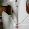 Náušnice - vážky - Swarovski - chirurgická ocel