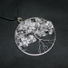 Amulet KŘIŠŤÁLOVÝ STROM ŽIVOTA - chirurgická ocel