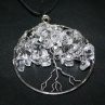 Amulet KŘIŠŤÁLOVÝ STROM ŽIVOTA - chirurgická ocel