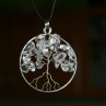 Amulet KŘIŠŤÁLOVÝ STROM ŽIVOTA - chirurgická ocel