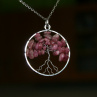 Amulet TURMALÍN - STROM ŽIVOTA - chirurgická ocel