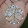 Amulet - OPALIT - STROM ŽIVOTA - chirurgická ocel