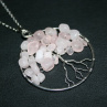 Amulet RŮŽENÍNOVÝ STROM ŽIVOTA - chirurgická ocel