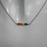 Čakrový náhrdelník - Swarovski - hypoalergenní 2